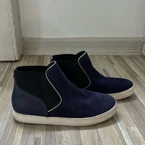 Sam Edelman Blue Slip-on Ankle Boots